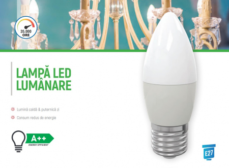 BEC LUMANARE KLAUS 6W E27 6500K KE49224 [1]