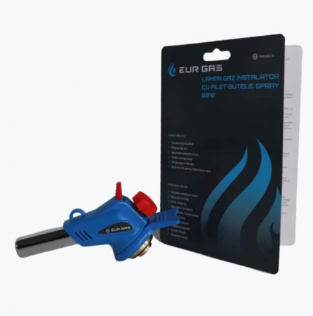 Aparate de sudura si lipire - BERV LAMPA GAZ INSTALATOR (300) CU FILET SI AUTOAPRINDERE  B4205