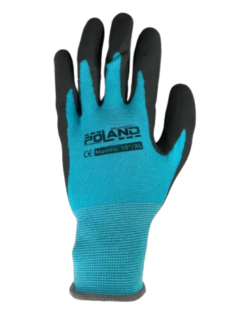 Echipamente de protectie - BERV MANUSI CAUCIUCATE LATEX NEGRU/ALBASTRU NR.10 XL  B1307