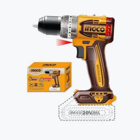 Masini de gaurit si insurubat - INGCO BORMASINA 20V MANDRINA METALICA FARA BAT/INC CDLI206021