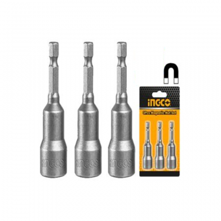 Accesorii scule electrice si pe acumulatori - INGCO SET CHEIE HEXAGONALA MAGNETICA 8MM 3BUC AMN0831