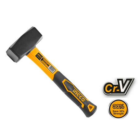 Ciocane - INGCO CIOCAN DREPT 2KG MANER FIBRA HSTH8804