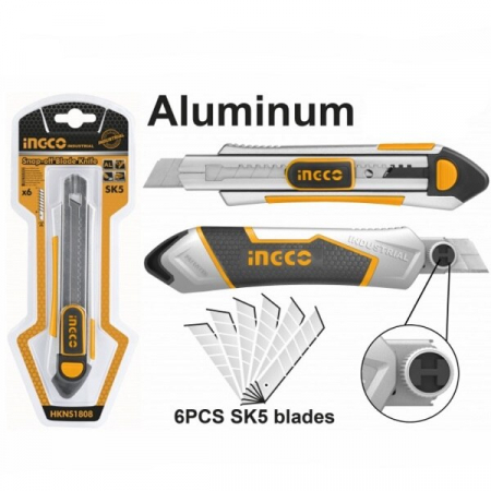 Scule si unelte de mana - INGCO CUTTER ALUMINIU 6 LAME HKNS1808