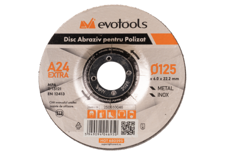 Discuri si panze - DISC ABRAZIV DE POLIZAT 125X6  680595