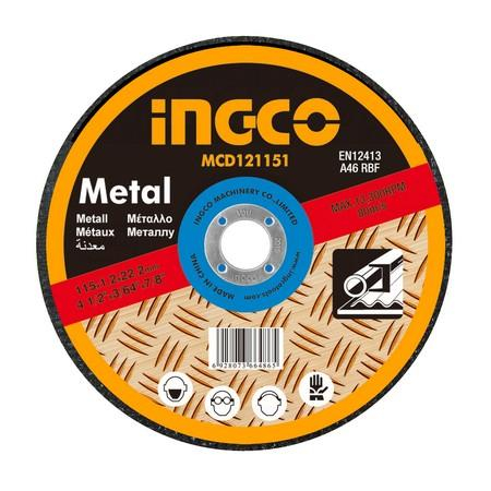 Accesorii scule electrice si pe acumulatori - INGCO DISC ABRAZIV 115X1.2MM MCD1211550