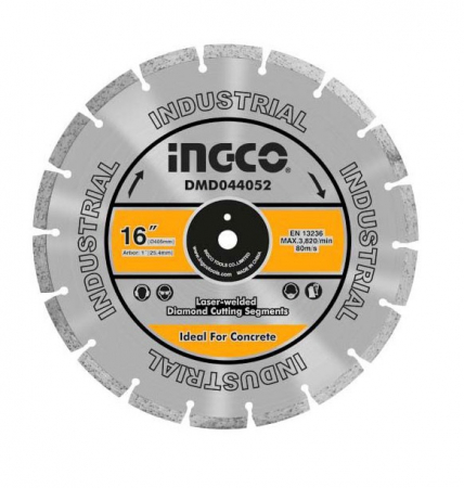 Accesorii scule electrice si pe acumulatori - INGCO DISC DIAMANTAT USCAT 230 INTRERUPT DMD012302