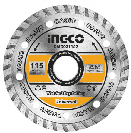 Discuri si panze - INGCO DISC DIAMANTAT TURBO 230MM DMD032302