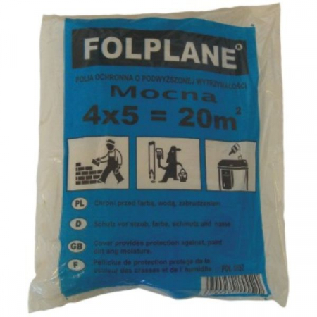 Zidarit, zugravit si finisari - FOLIE PROTECTIE 5X4M ALBASTRA 450GR 06-666