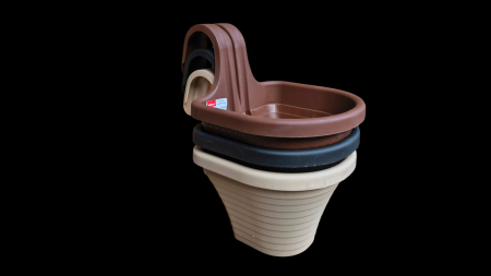 Plastice - GHIVECI BALCON NR1  B222-1-NEGRU