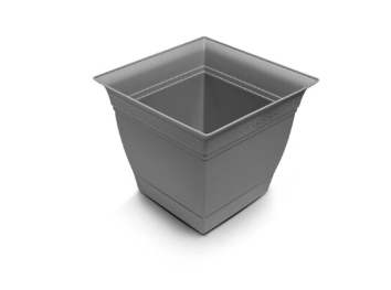 Plastice - GHIVECI FLORI PATRAT NR3-10L  B223-3-GRI