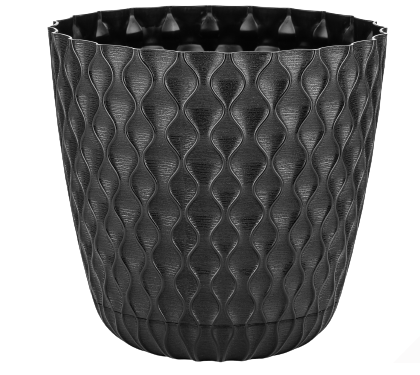 Plastice - GHIVECI VENUS 1.5L NR2  ALY202-NEGRU