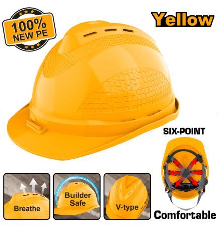 Echipamente de protectie - INGCO CASCA PROTECTIE GALBENA HS801