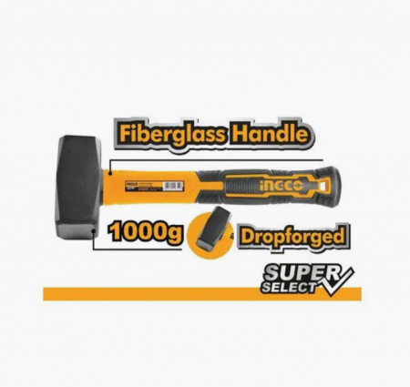 Ciocane - INGCO CIOCAN DREPT 1KG MANER FIBRA HSTHS81000