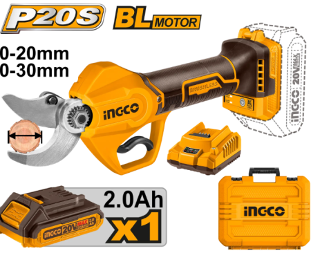 Scule electrice si pe acumulatori - INGCO FOARFECA 20V 1 ACUM +1 INCAR+GEANTA  CSSLI203083