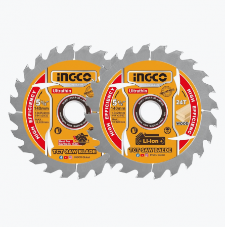 Accesorii scule electrice si pe acumulatori - INGCO PANZA CIRCULAR VIDIA 140MM  2BUC/SET  TSB1403