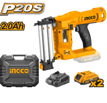 Scule electrice si pe acumulatori - INGCO PISTOL CUIE 20V 2X2AH + INC  CBNLI2002
