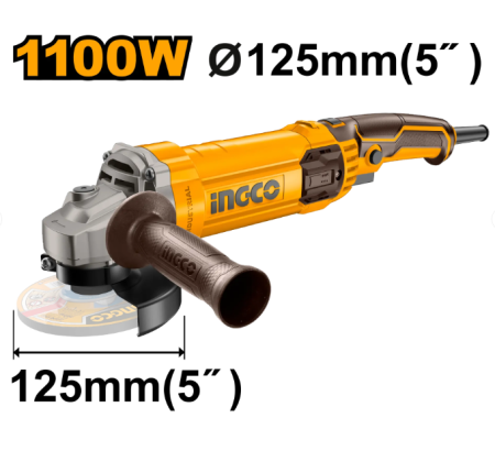 Flexuri si polizoare - INGCO POLIZOR UNGHIULAR 125MM 1100W   AG110038E