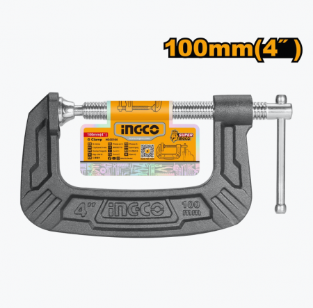 Elemente de fixare - INGCO PRESA TIP G 100MM  HGC0104