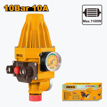 Hidrofor si pompe - INGCO PRESOSTAT CU MANOMETRU 1.5-10 WAPS002