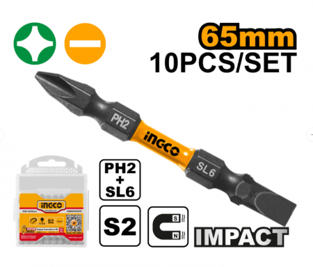 Biti si seturi biti - INGCO SET BITI PT FILETANTA 10BUC SDBIM21HL133