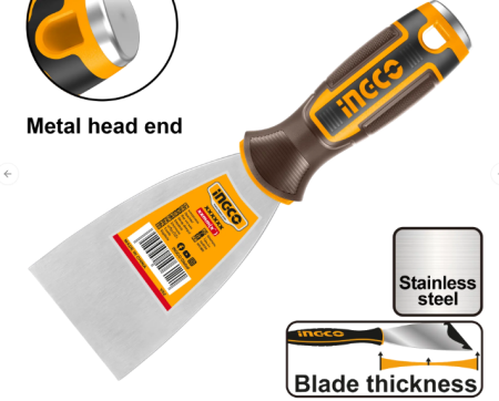 Materiale pentru constructii - INGCO SPACLU OTEL 80MM HPUT08080