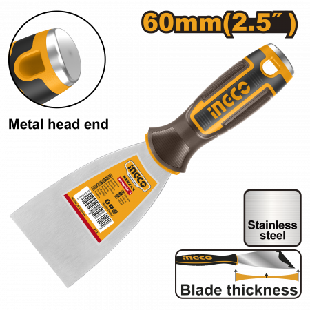 Materiale pentru constructii - INGCO SPACLU OTEL INOXIDABIL 100MM  HPUT08100