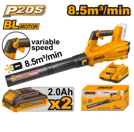 Scule electrice si pe acumulatori - INGCO SUFLANTA FRUNZE 20V REGLABILA ACU+INC   CABLI20428E