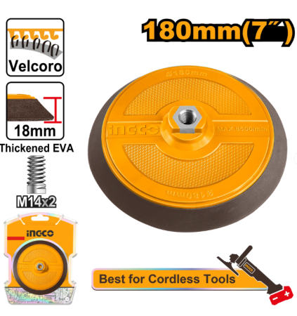 Abrazive - INGCO SUPORT SMIRGHEL SCAI 180MM  APP18051