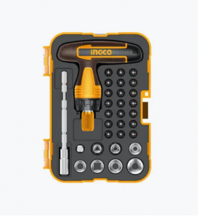 Biti si seturi biti - INGCO SURUBELNITA IN T + 31 PIESE HKSDB0318