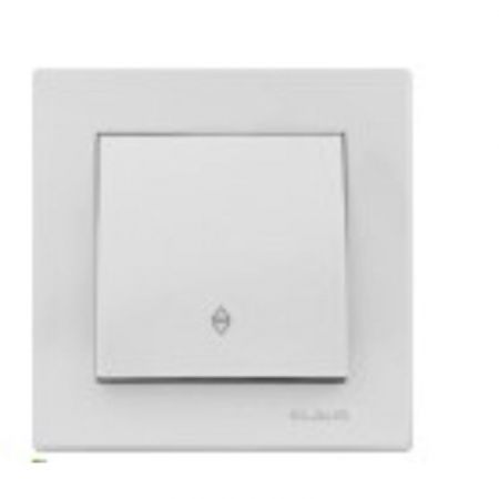Instalatii electrice si de iluminat - INTRERUPATOR SIMPLU VEAVIEN KLAUS ALB (CAP SCARA) KE01119