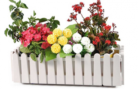 Plastice - JARDINIERA 53CM DECOR  B212-ALBA