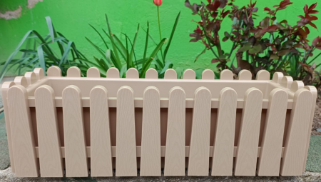 Plastice - JARDINIERA 53CM DECOR  B212-BEJ