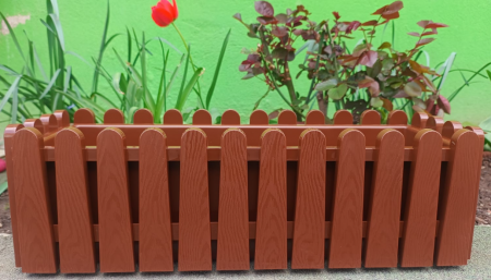 Plastice - JARDINIERA 53CM DECOR  B212-MARO