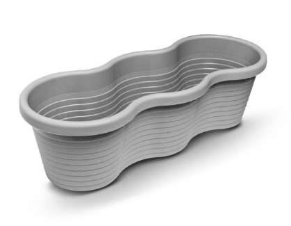 Plastice - JARDINIERA POLO 9L  B225-GRI