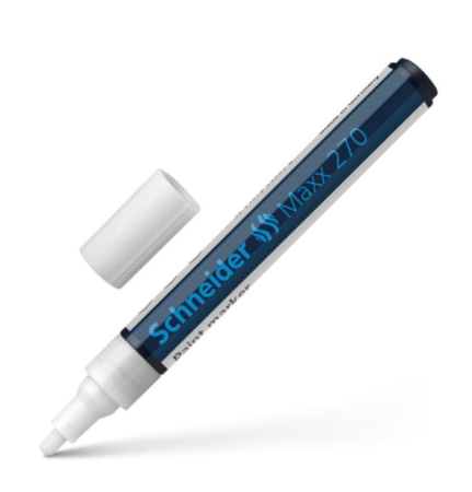 Zidarit, zugravit si finisari - MARKER ALB CU VOPSEA MAK701632