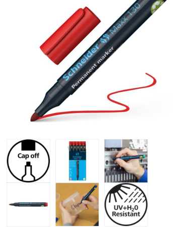 Zidarit, zugravit si finisari - MARKER ROSU  MAK701631