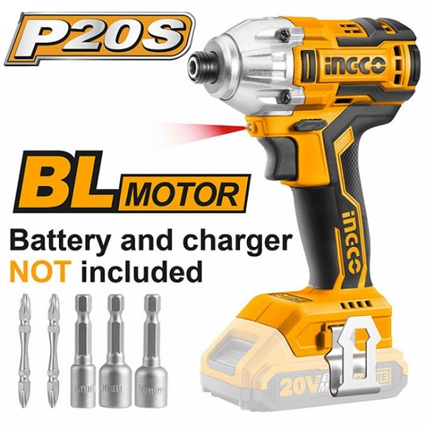 Masini de gaurit si insurubat - INGCO AUTOFILETANTA 20V 1/4 170NM FARA BAT/INC CIRLI20020