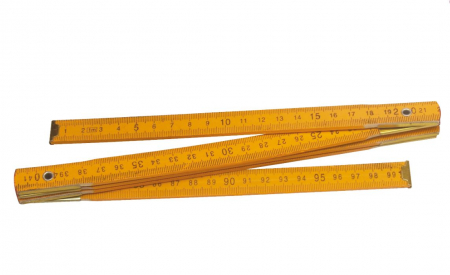 Unelte de masura si precizie - METRU TAMPLARIE LEMN 1M 646024