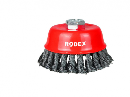 Accesorii scule electrice si pe acumulatori - PERIE CUPA FLEX CU TOROANE 100MM  RHT1502100100