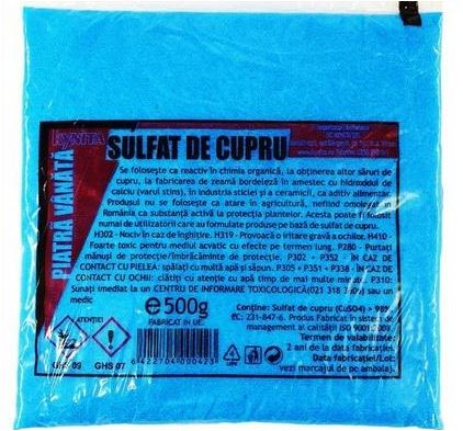 Uz gospodaresc - SULFAT DE CUPRU 500GR MAK701575