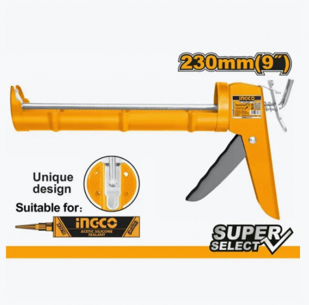 Vopsele, spume si silicoane - INGCO PRESA SILICON 9  SUPER SELECT HCG1809