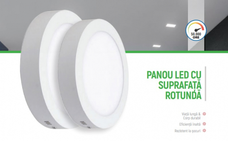 Surse de iluminat - PLAFONIERA ROTUNDA PT 24W   KE35307K