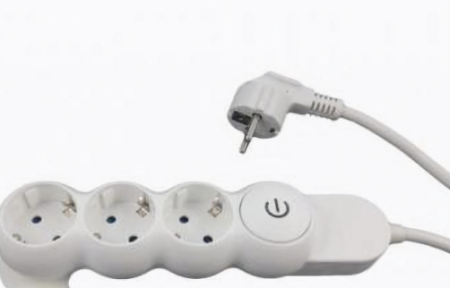 Instalatii electrice si de iluminat - PRELUNGITOR 3P 3M CU INTRERUPATOR  CU CABLU 3X1,5 ST01454