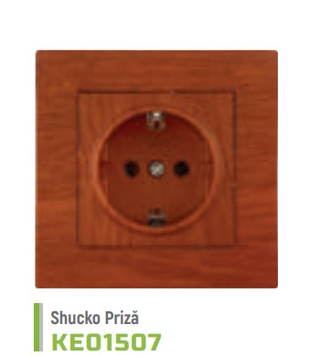 Prize si intrerupatoare - PRIZA SIMPLA KLAUS LEMN KE01507