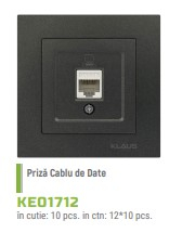 PRIZA CABLU DE DATE KLAUS ANTRACIT KE01712 [1]
