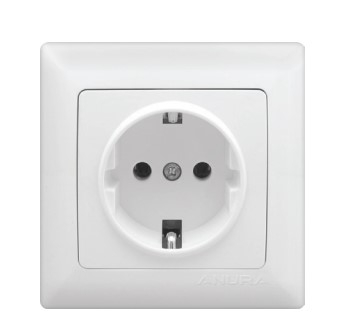 Prize si intrerupatoare - PRIZA SIMPLA ST ANURA ALB AE01107
