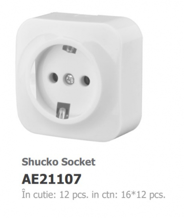 PRIZA SIMPLA PT ANURA ALB AE21107 [1]