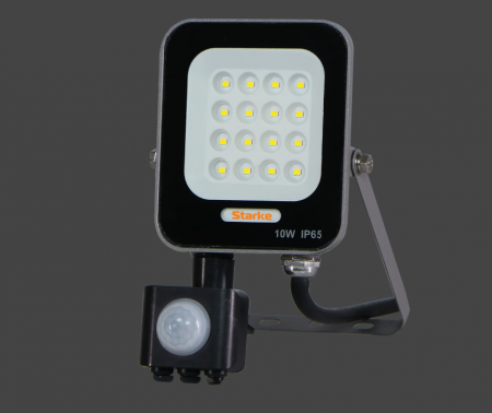 Instalatii electrice si de iluminat - PROIECTOR LED CU SENZOR 10W TOB  ST01921