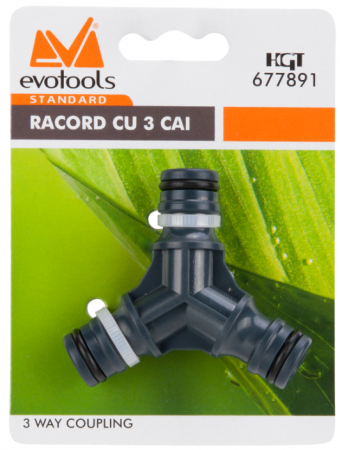 Gradinarit si irigatii - RACORD CU 3 CAI ETS  677891
