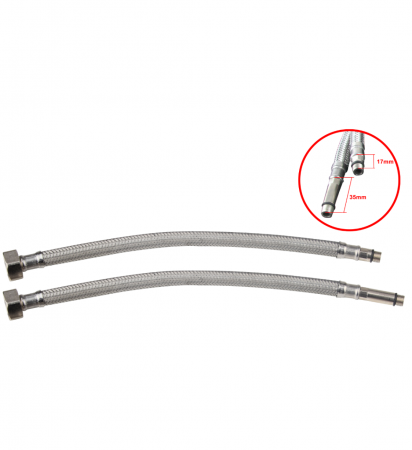 Instalatii sanitare - RACORD FLEX BATERIE 30CM INOX  674061